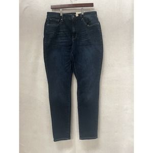 ANA A New Approach High Rise Curvy Slim Skinny Blue Jeans Womens Sz 16 NEW TAGS